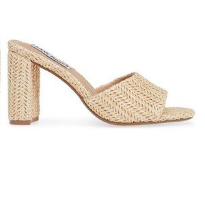 Steve Madden Raffia Nile Heel Slide Size 6.5